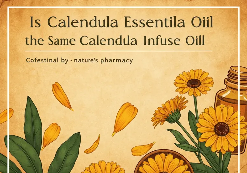 is calendula essential oil the same as calendula infused oil